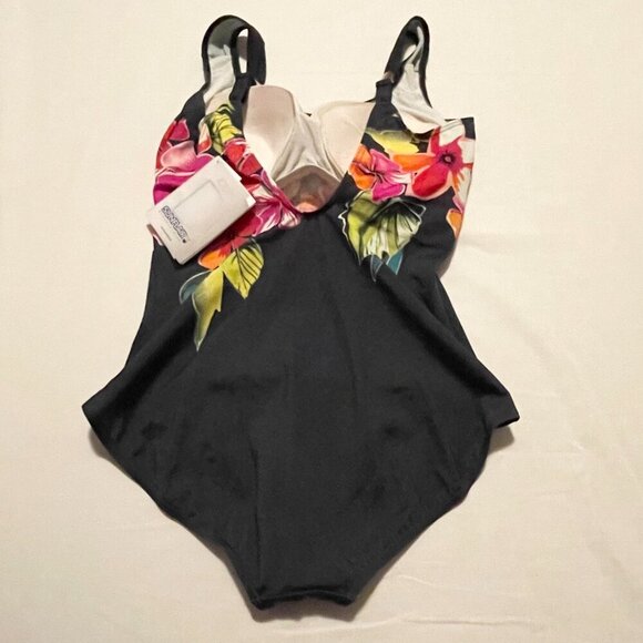 Sunflair Bathing Suit One Piece Floral Womens Size 16 D Cup - Picture 8 of 15